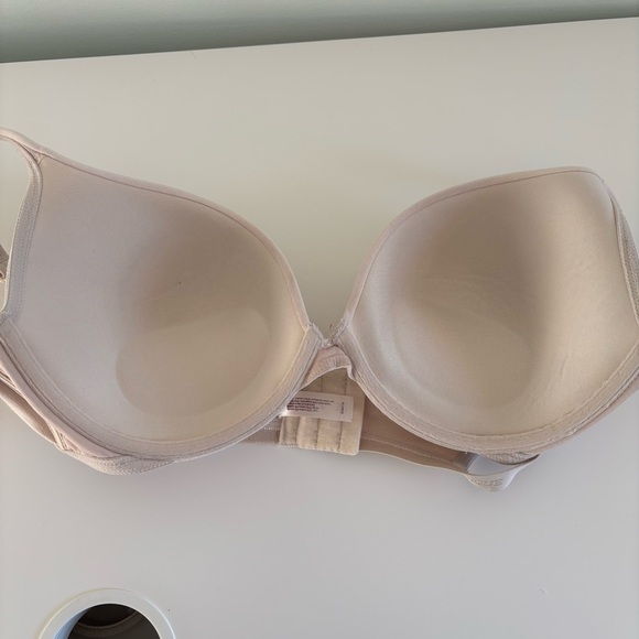 Cacique Full Coverage Bra Size 44B Beige Underwired Cotton Breathable - Picture 2 of 11